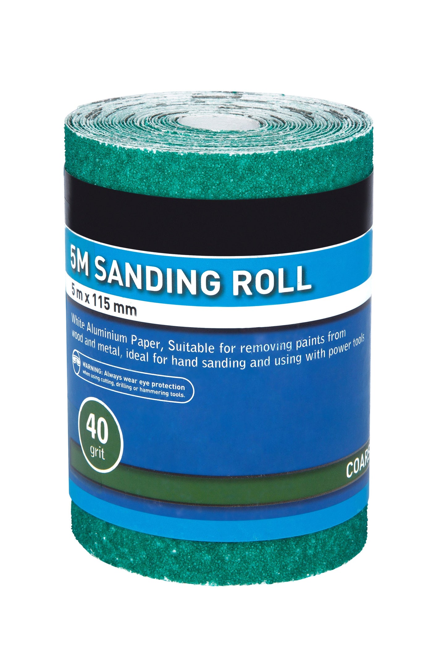 5M x 40 Grit Aluminium Oxide Sanding Roll