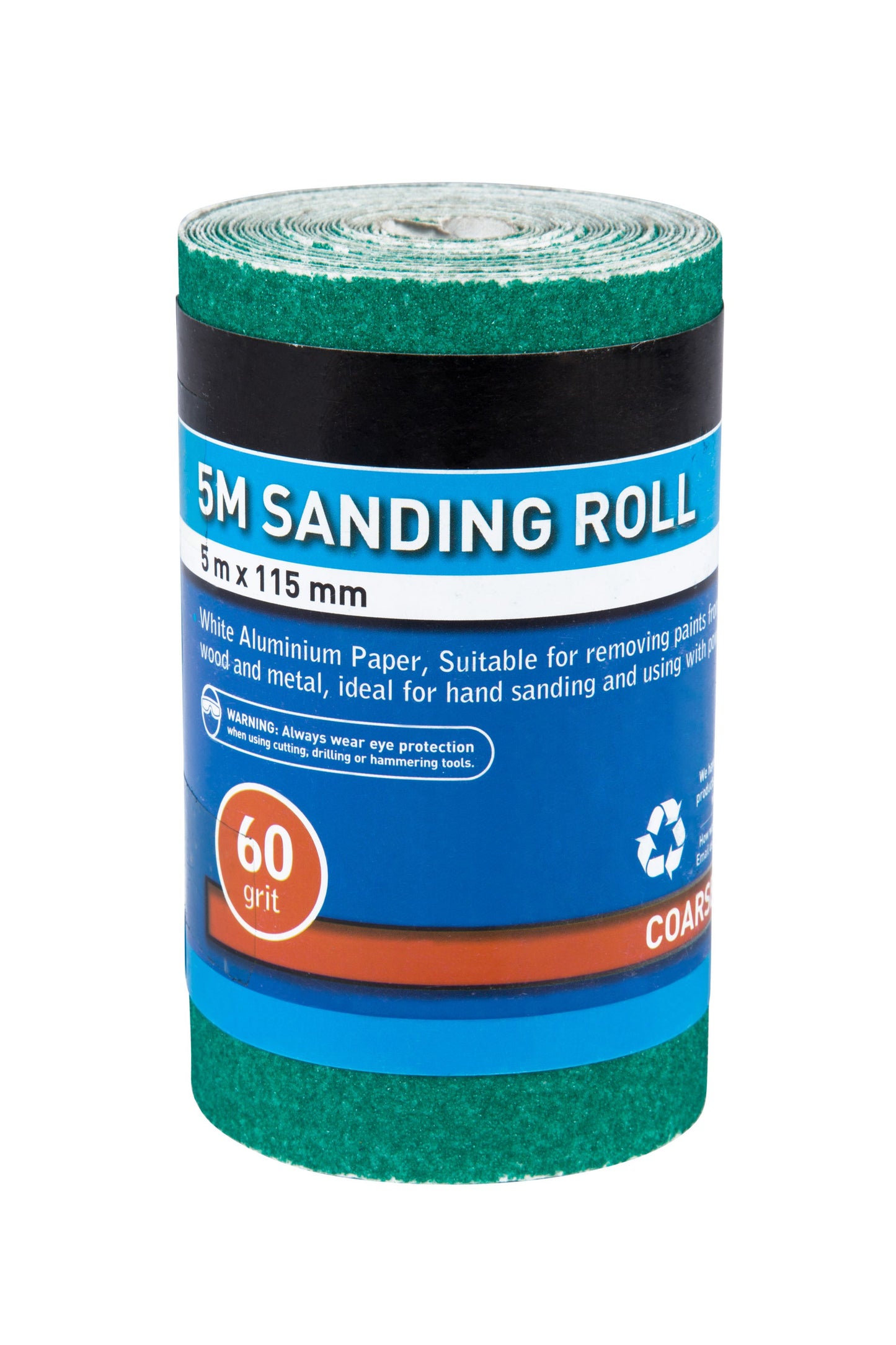 5M x 60 Grit Aluminium Oxide Sanding Roll