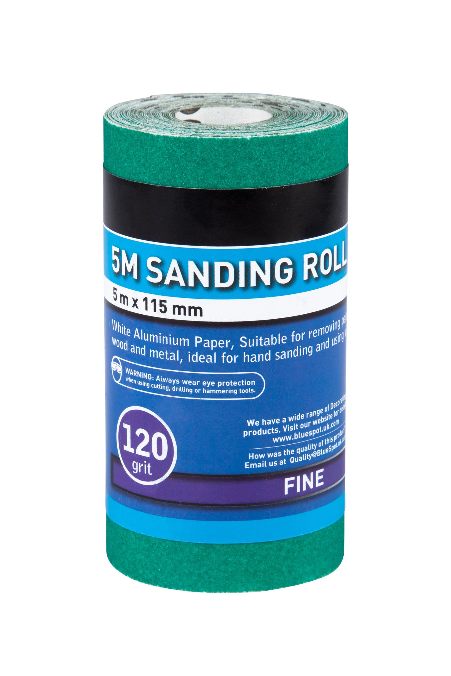 5M x 120 Grit Aluminium Oxide Sanding Roll