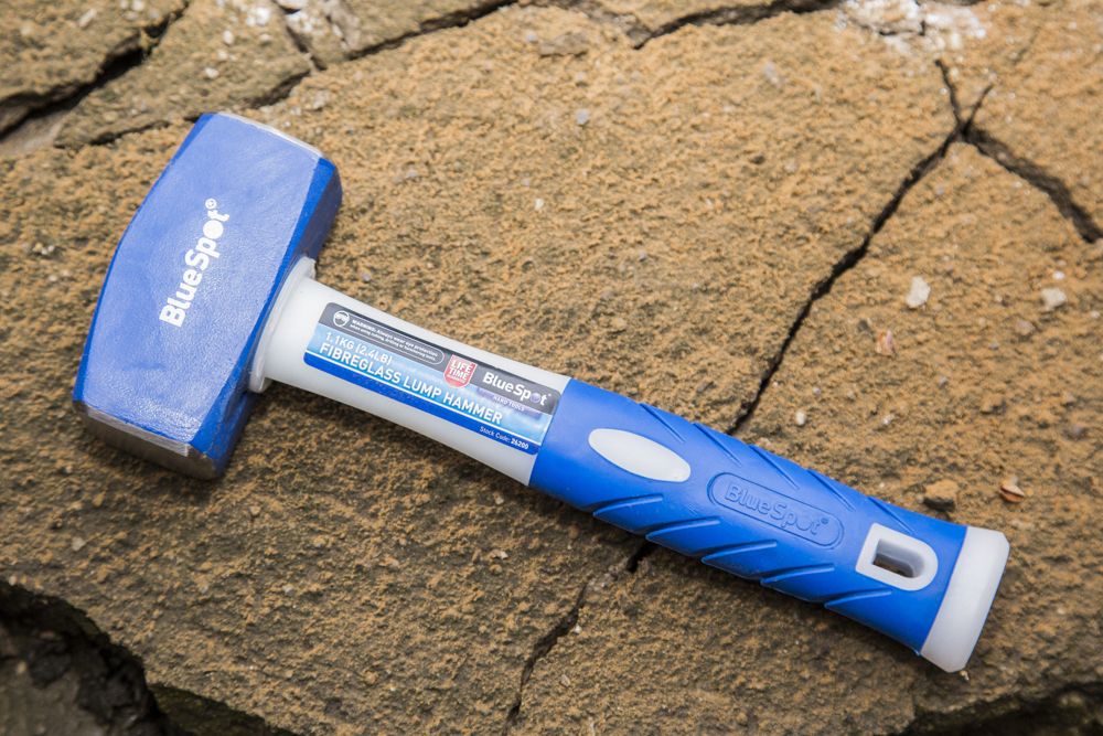 1.1KG (2.4lb) Fibreglass Handle Lump Hammer