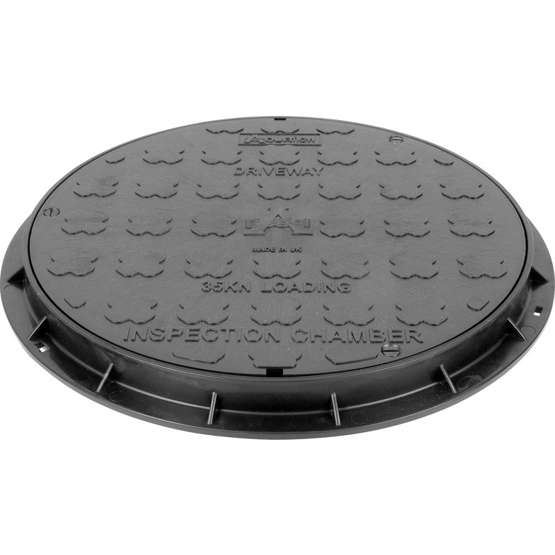 320mm Manhole Inspection Cover & Frame Round