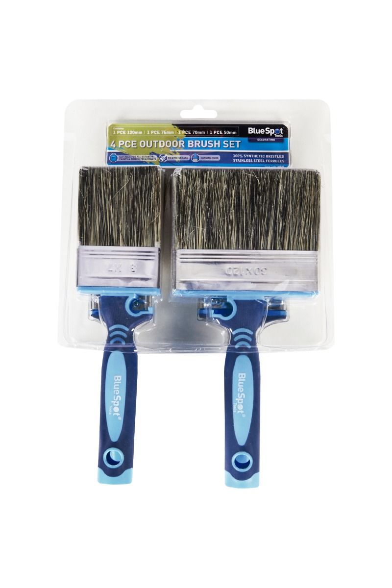 4PC Outdoor Shed / Fence Brush Set