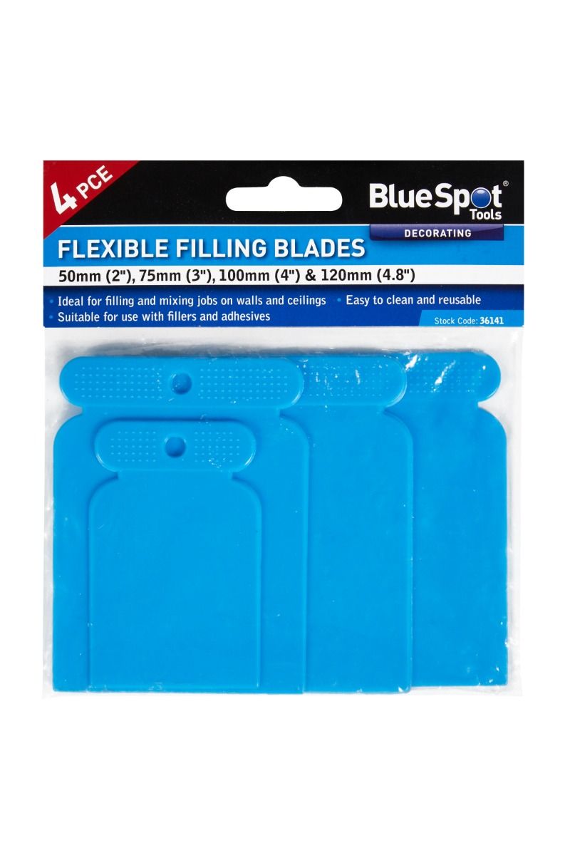 4PC Flexible Filling Blades (Plastic) (50 - 120mm)