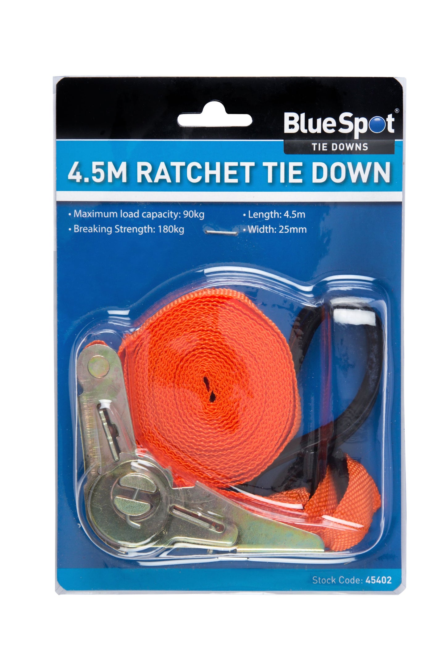 Ratchet Tie Down 25mm x 4M