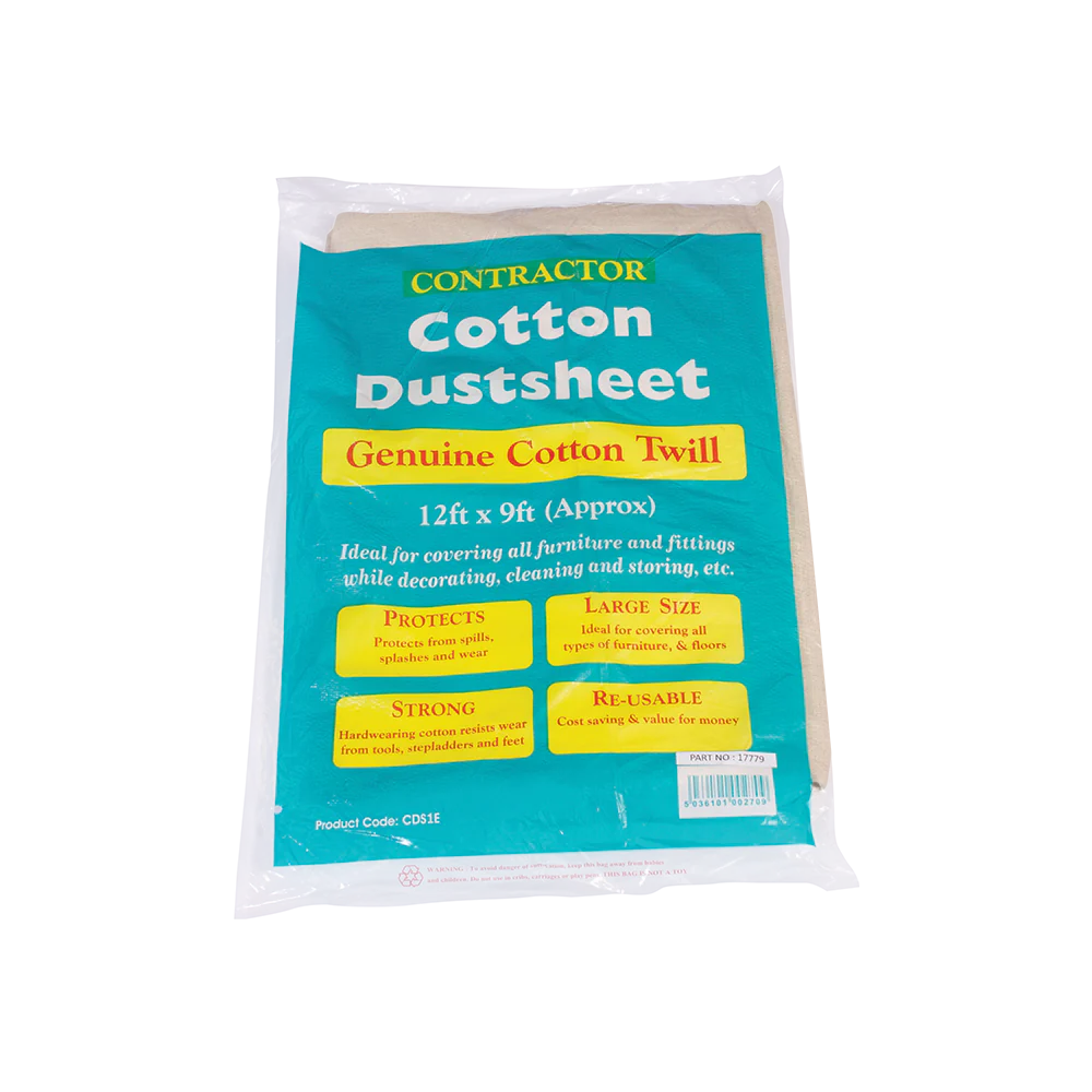 Heavy Duty Cotton Twill Dust Sheets BDCDS129