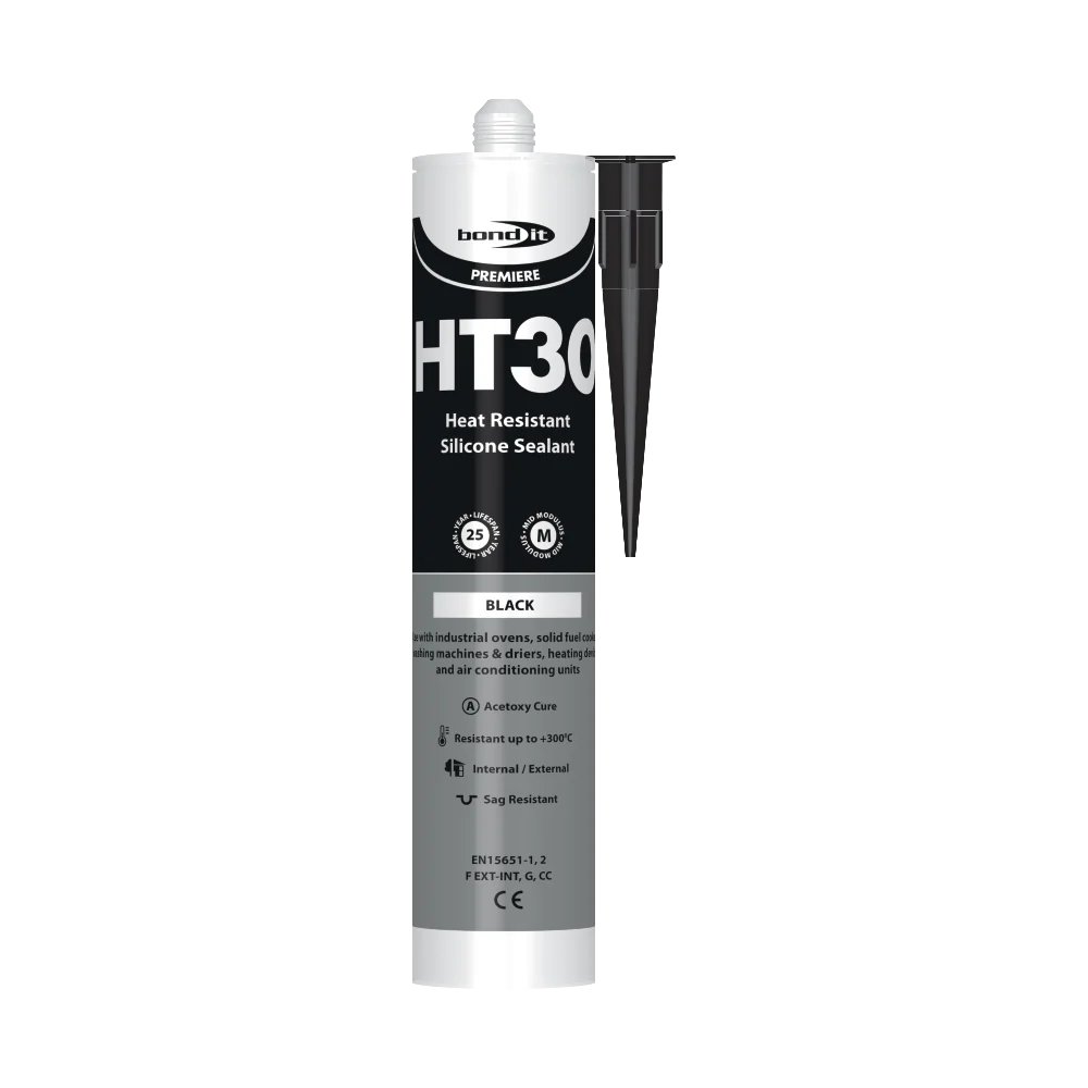 HT30 Acetic Curing UV Resistant High Temperature Silicone Sealant BDHT30R