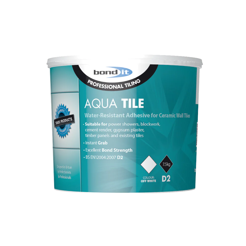 Aqua-Tile Water-Resistant Wall Tile Adhesive BDTA01