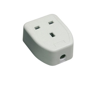 Trailing Socket 1 Gang Tough White CEDTS1RW