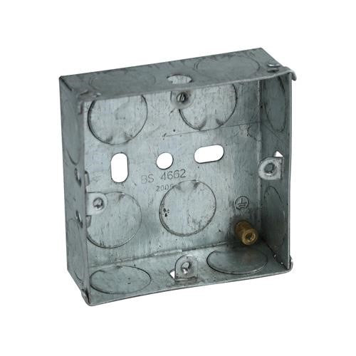 Metal Switch Box 16mm Single MB116