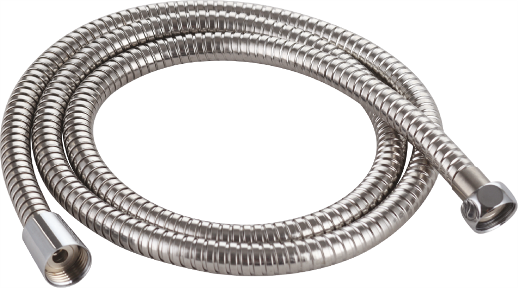 2.50M x 1/2" x 11mm LARGE BORE SHOWER HOSE CHROME