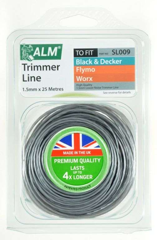 1.5mm Quiet Trimmer Line Grey ALMSL009