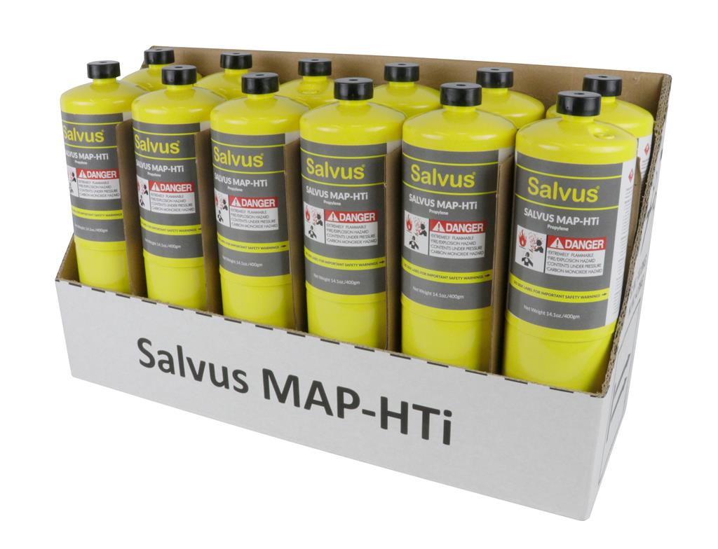 SALVUS MAP-HTi GAS CYLINDER 400g - Item No. ANGTMAP