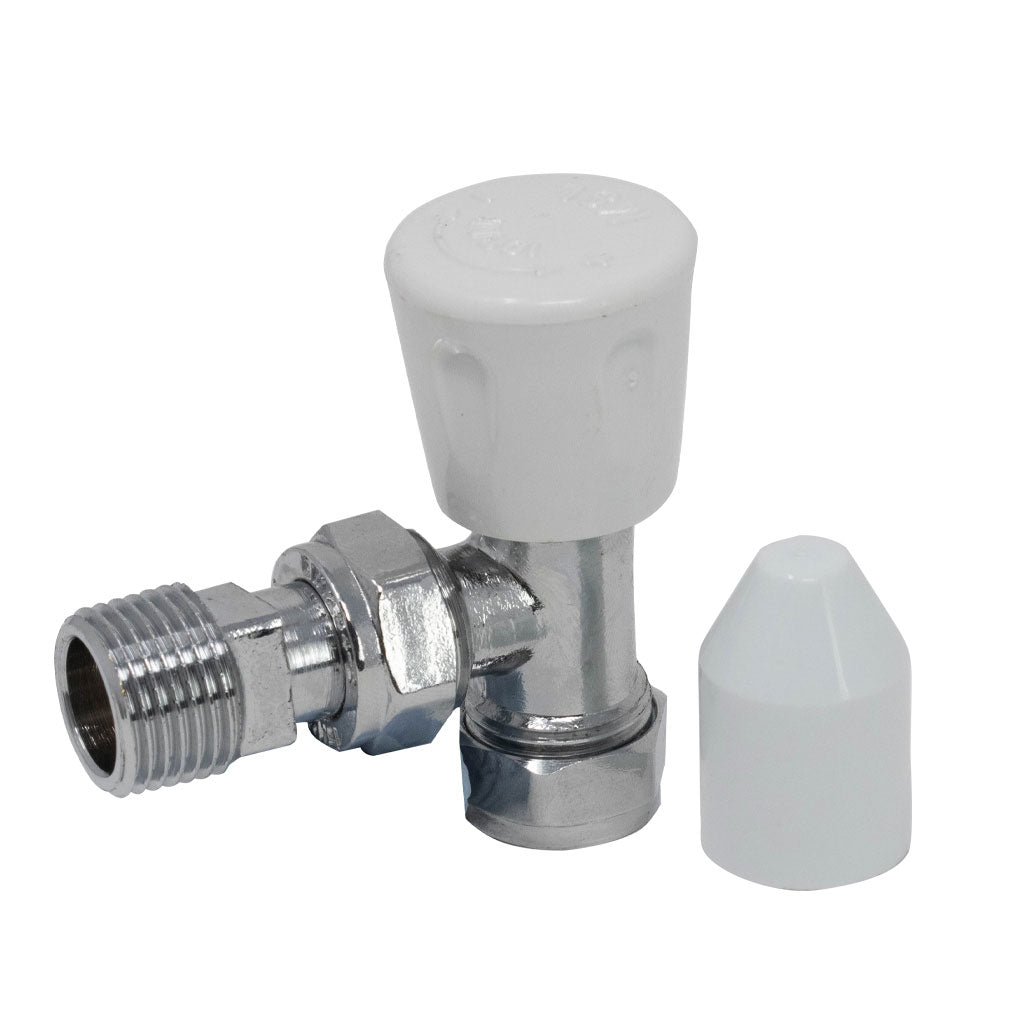 RADIATOR VALVE ANGLED 15mm Item No. BFRVA-15