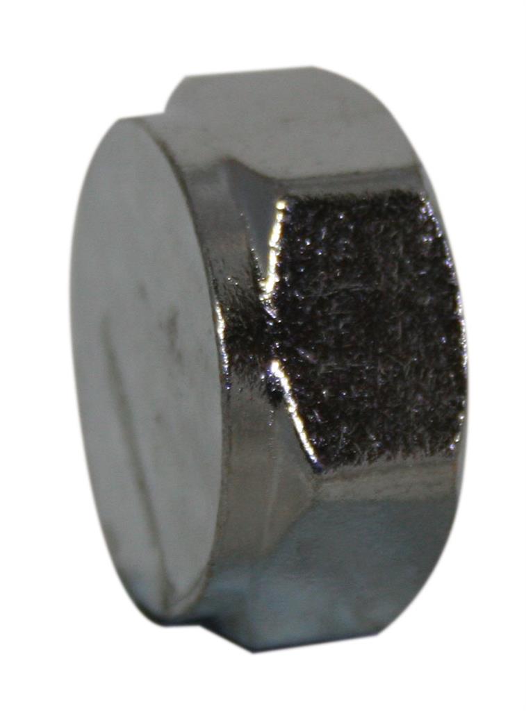 3/4" CP BRASS BLANKING CAP Item No. BRBCCP-E