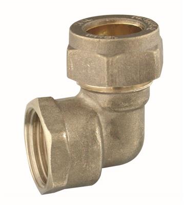 COMPRESSION 15mm x 1/2" ELBOW Item No. COEAF-15D