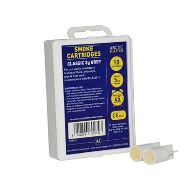 CLASSIC 3g WHITE SMOKE CARTRIDGES, RESEALABLE PACK OF 10 Item No. FLPHGC10