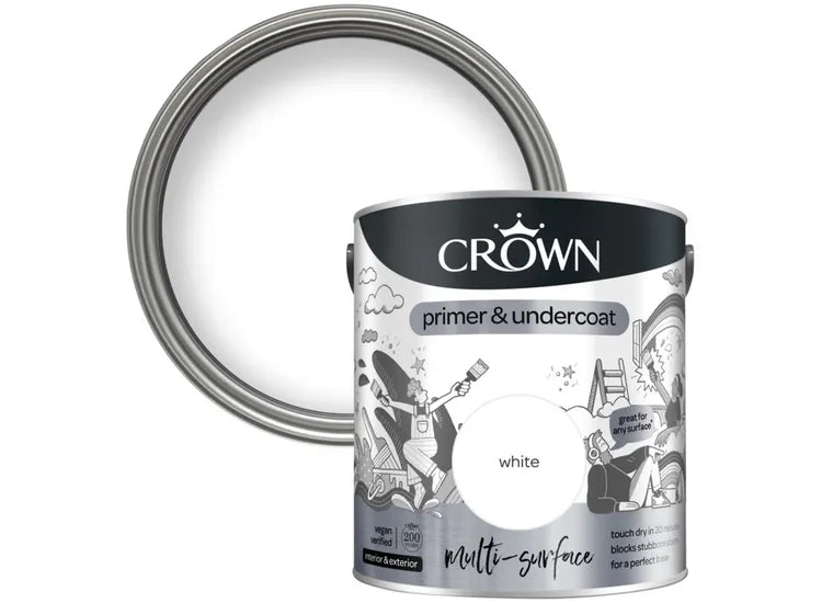 Crown Multi-Surface Primer & Undercoat White