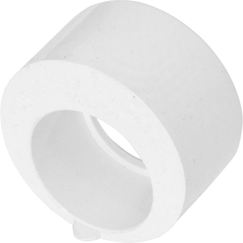 Solvent Weld Overflow Reducer 21.5 x 40mm White