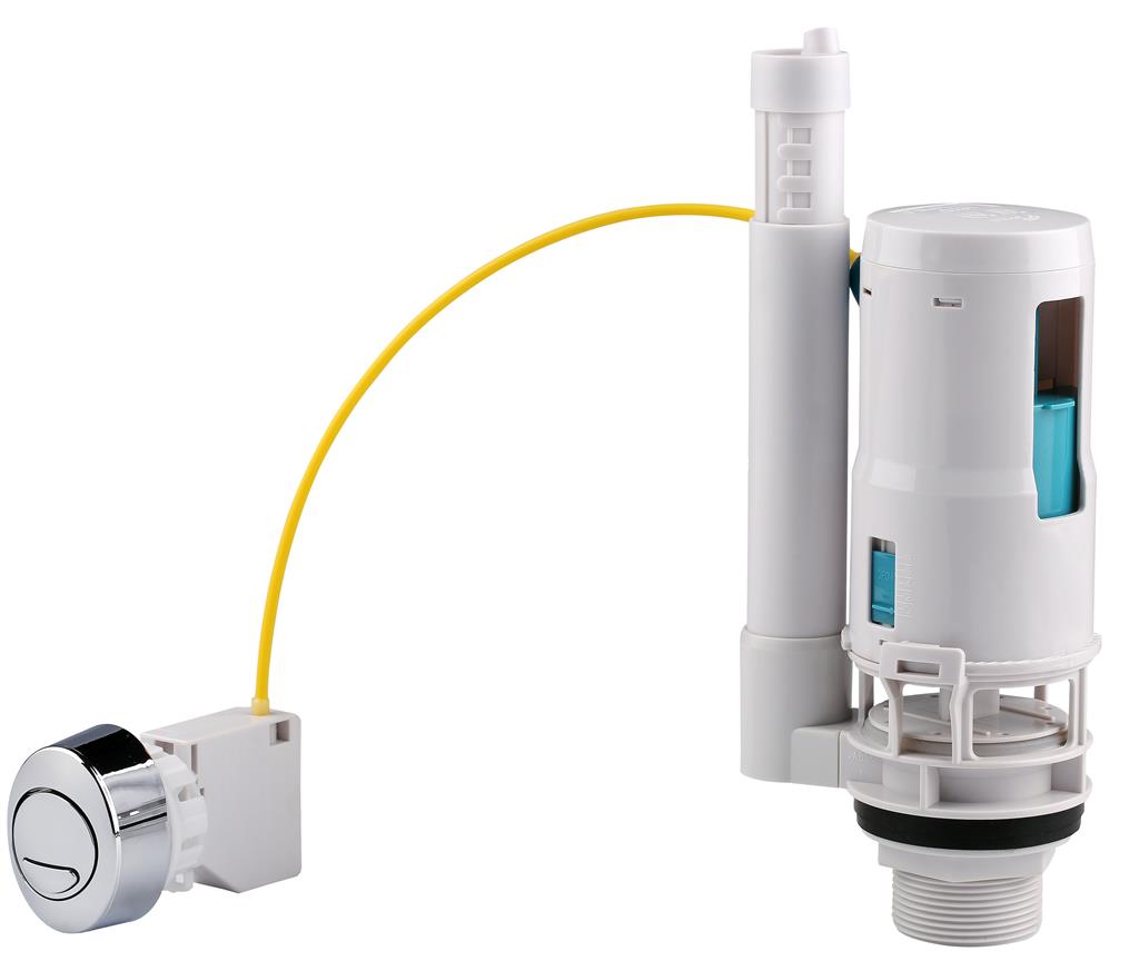 CONCEALED FLUSH VALVE DUAL PUSH BUTTON Item No. PRFCCDF-300HI