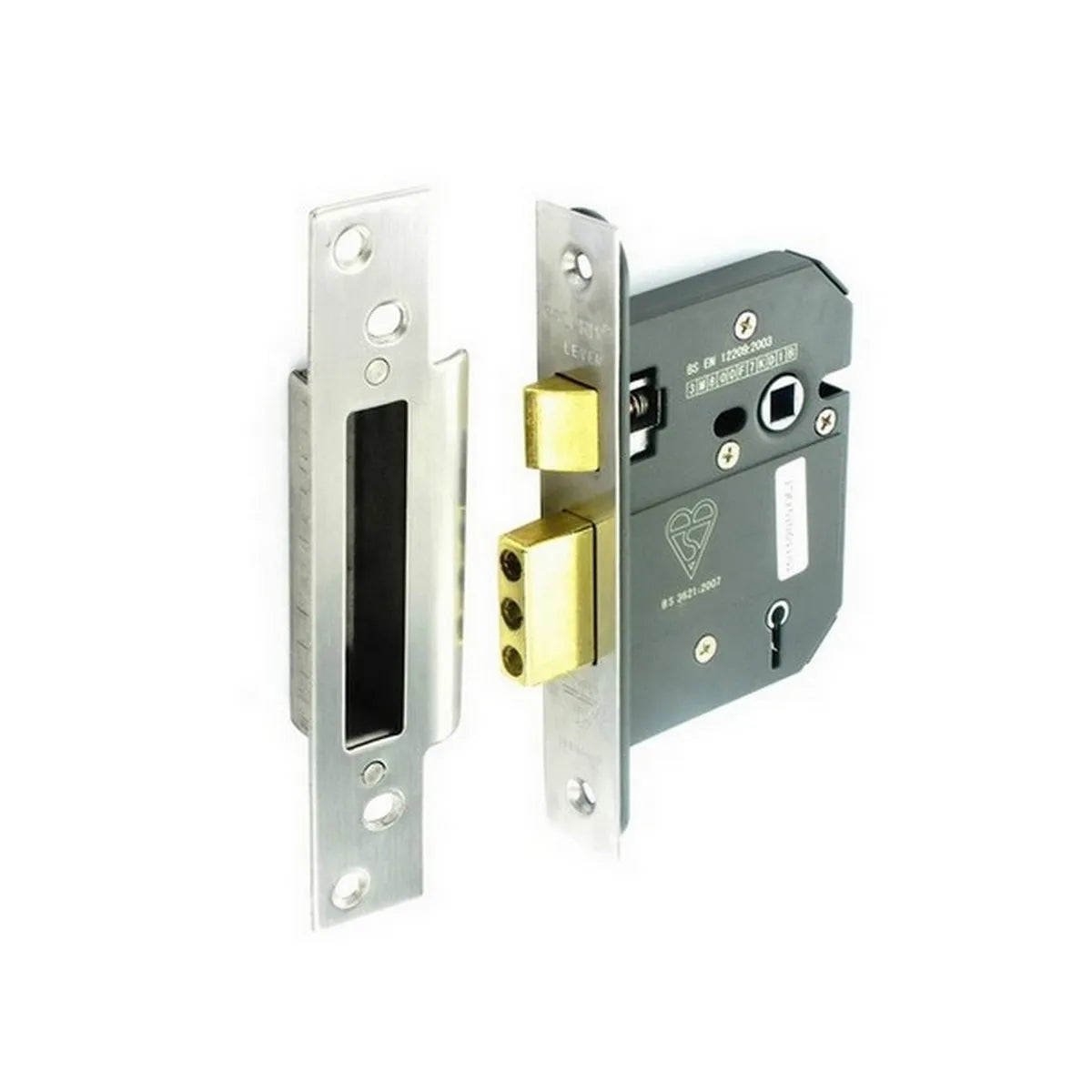 Securit S1782 5 Lever British Standard Sash Lock 76mm with 2 Keys