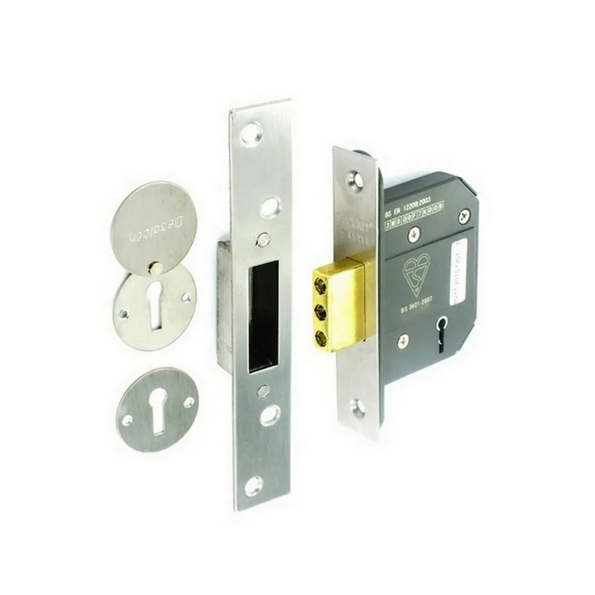 Securit S1784 5 Lever British Standard Dead Lock 64mm with 2 Keys