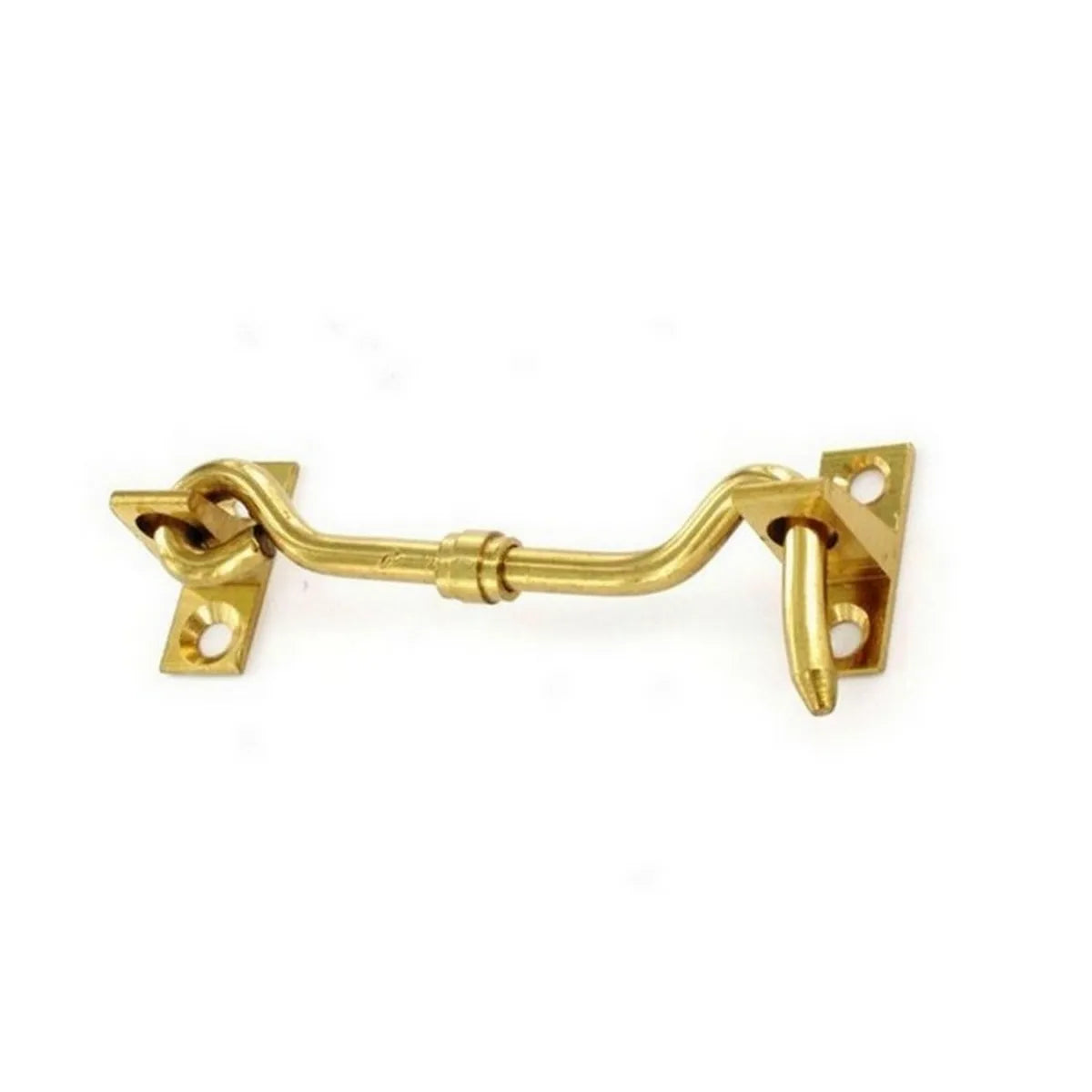 Securit S2557 Cabin Hook Brass 100mm