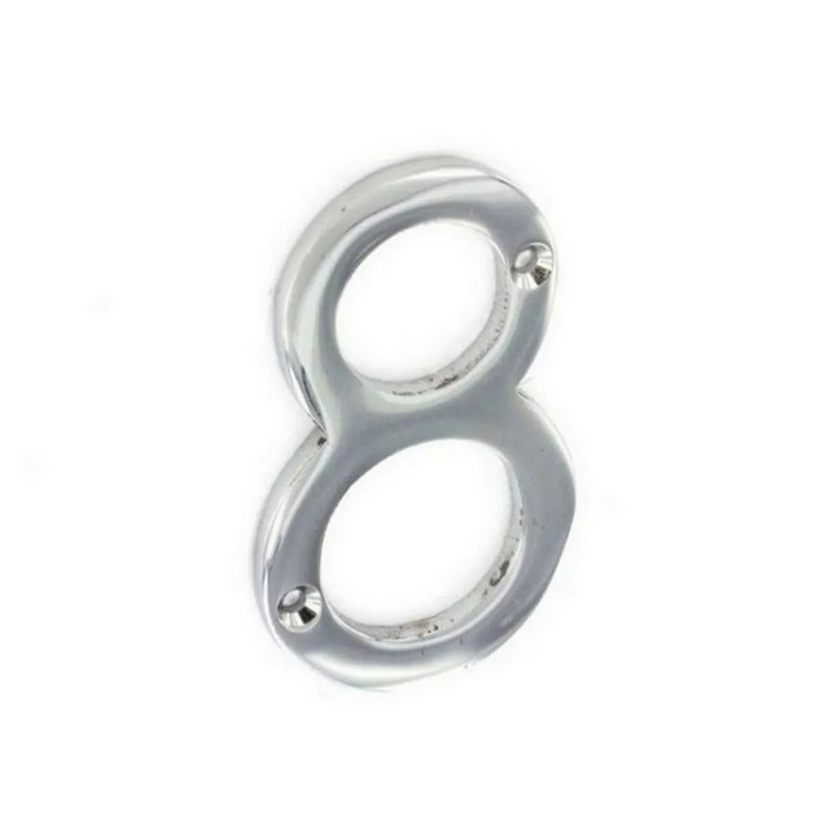 Securit S2968 Chrome Numeral No 8 75mm