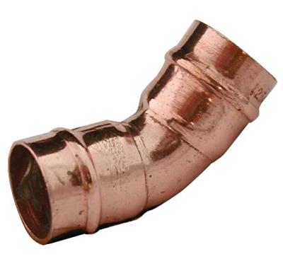 SOLDER RING 22mm ELBOWS 45 DEGREE Item No. SRE4522