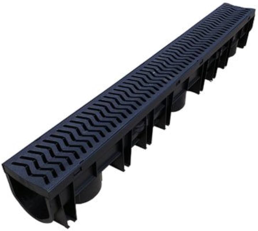 Storm Drain Channel x 1m Black