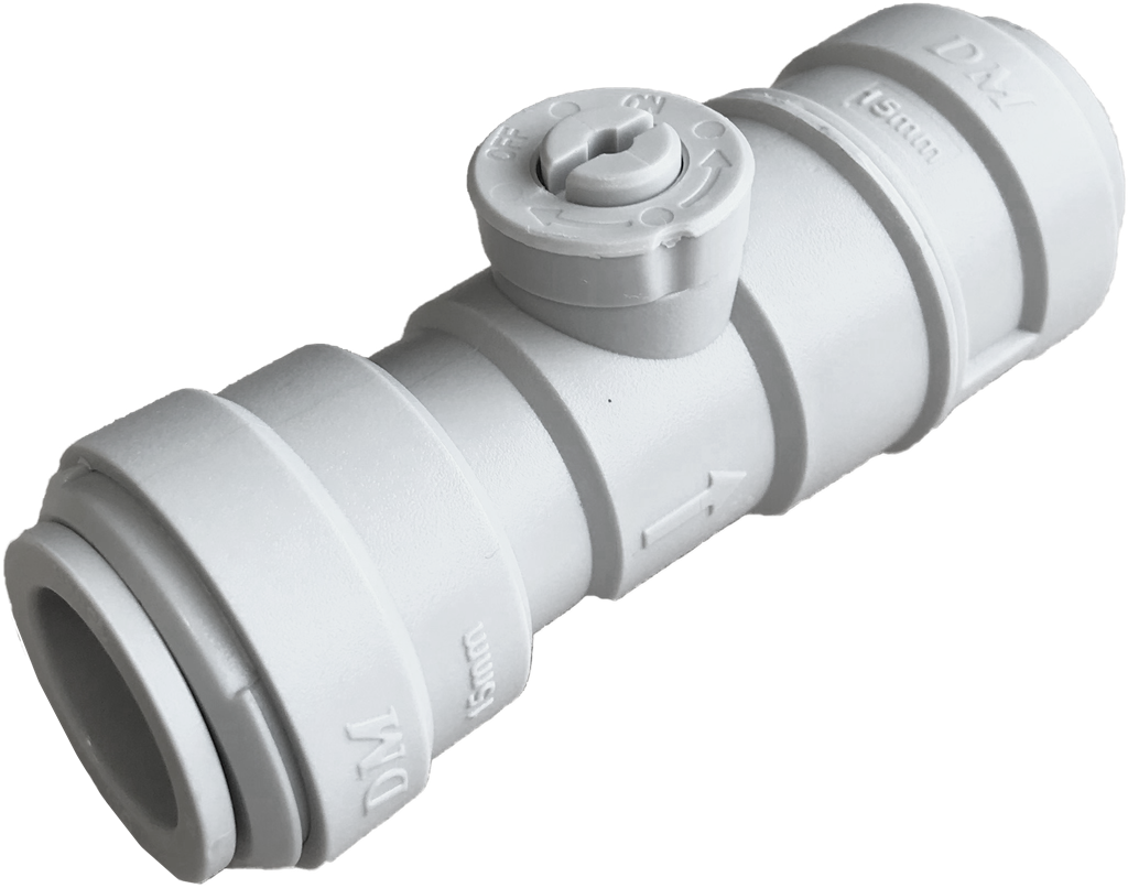 TWISTLOC 15mm HAND SERVICE VALVE GREY Item No. TL-THSV1515M-G