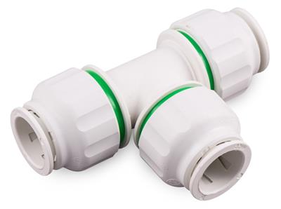 15mm EQUAL TEE UNION WHITE Item No. TL-TTU151515M