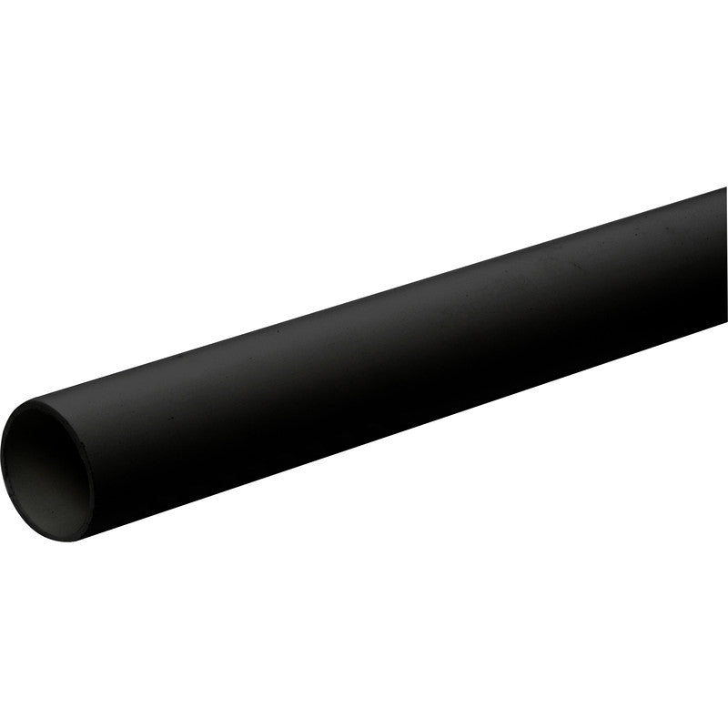 Push Fit Waste Pipe 3M 32mm Black