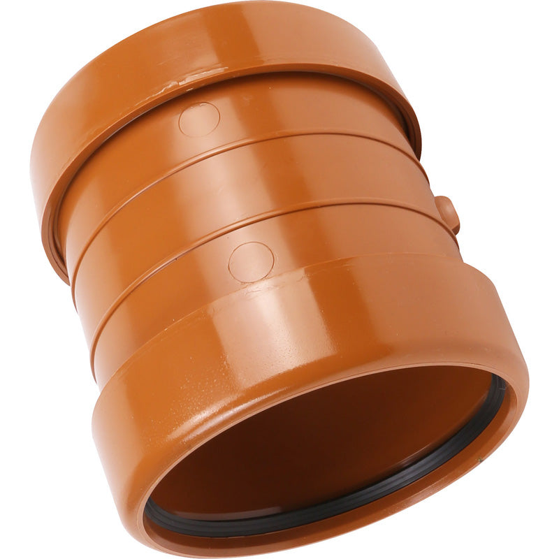 Underground Double Socket Straight Coupling - 110mm