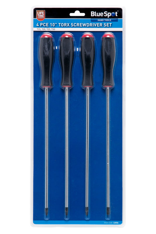 4PC 10" Torx Screwdriver Set