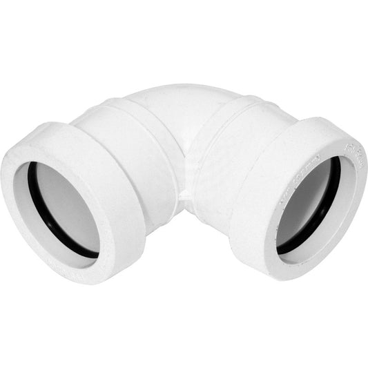 Push Fit Bend 40mm 90° White