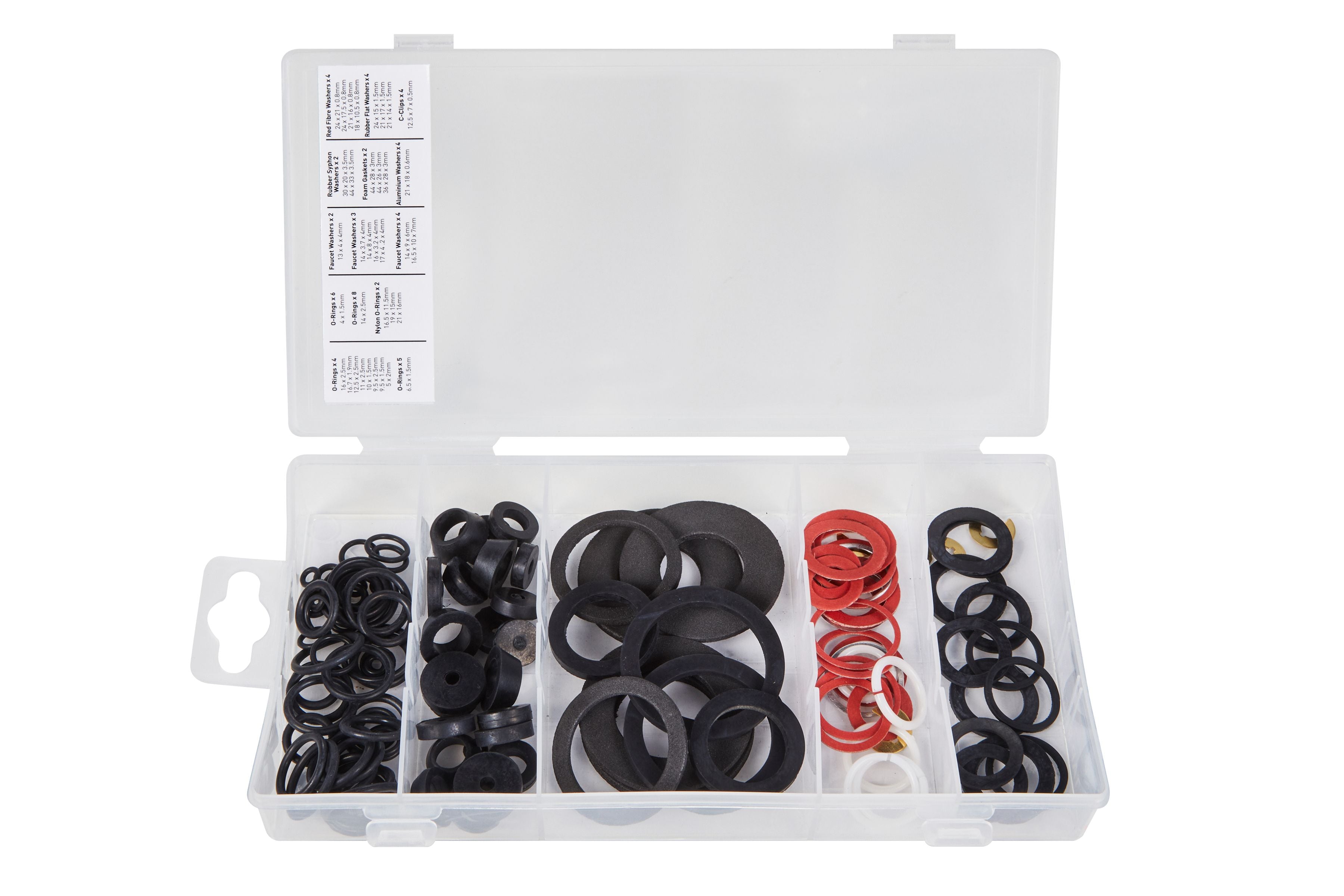 125PC Assorted Tap Reseater Washer Set – Fixings Factory