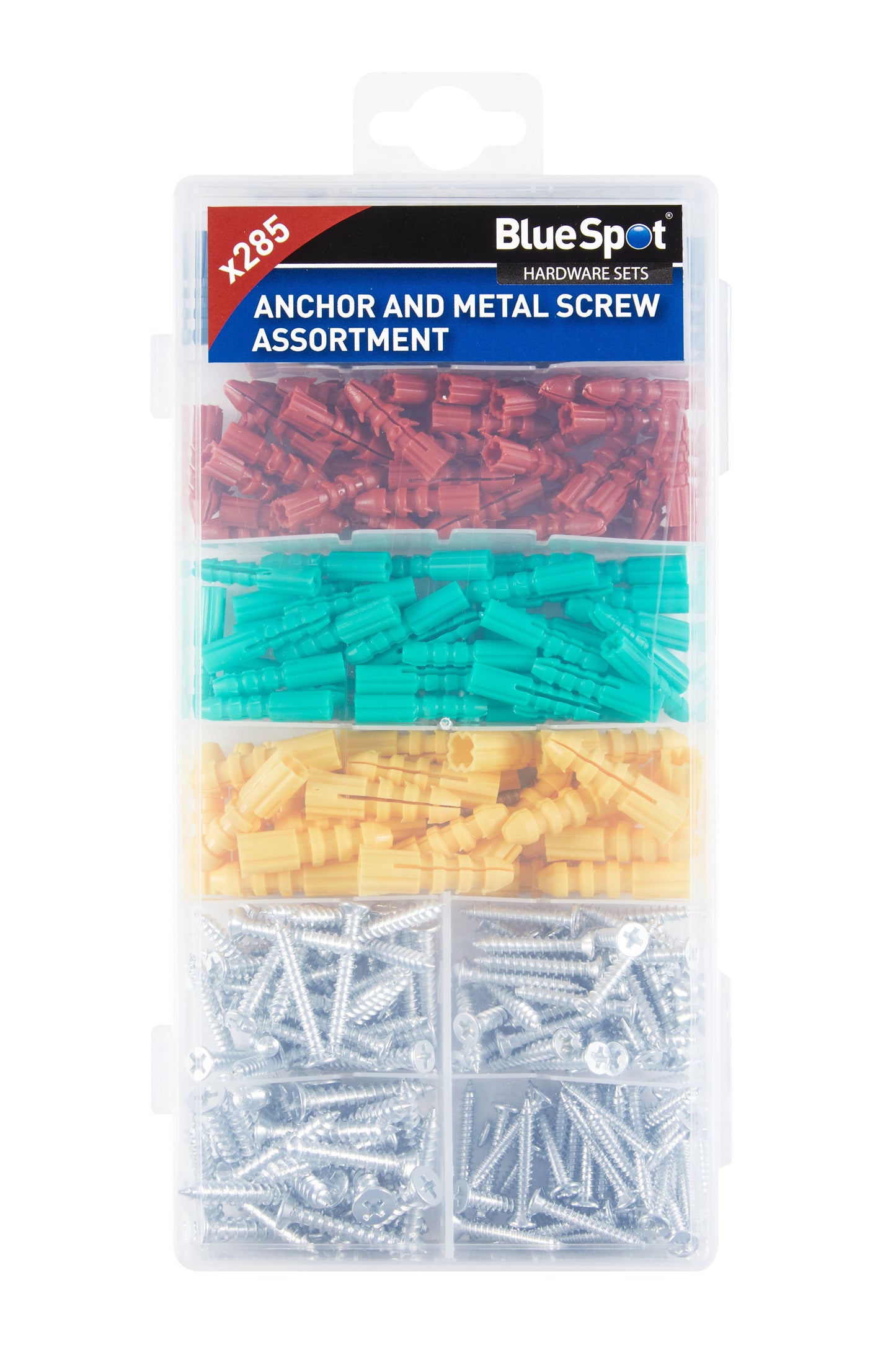 285PC Assorted Anchor & Metal Screw Set