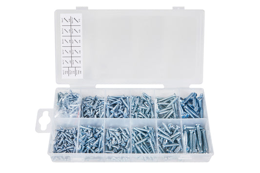 550PC Assorted Self Tapping Screw Set