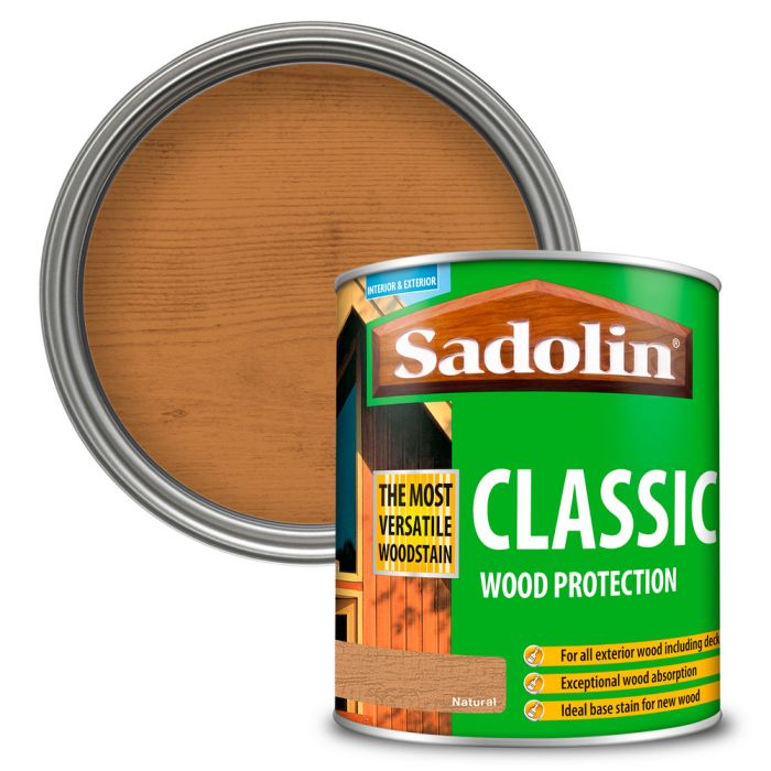 Sadolin Classic All Purpose Woodstain Natural 1L