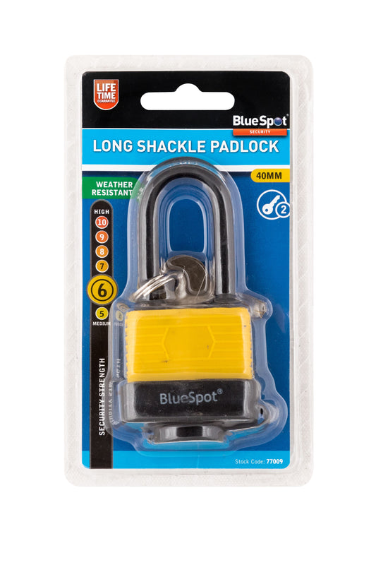 40mm Long Shackle Weatherproof Padlock