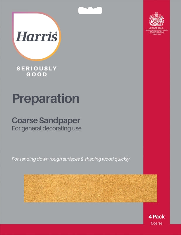 SERIOUSLY GOOD COARSE SANDPAPER 4 PACK