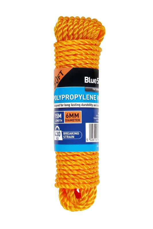 15M x 6mm Poly Rope