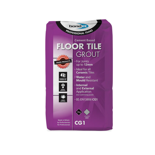 Floor Tile Grout 3KG BDFTG3