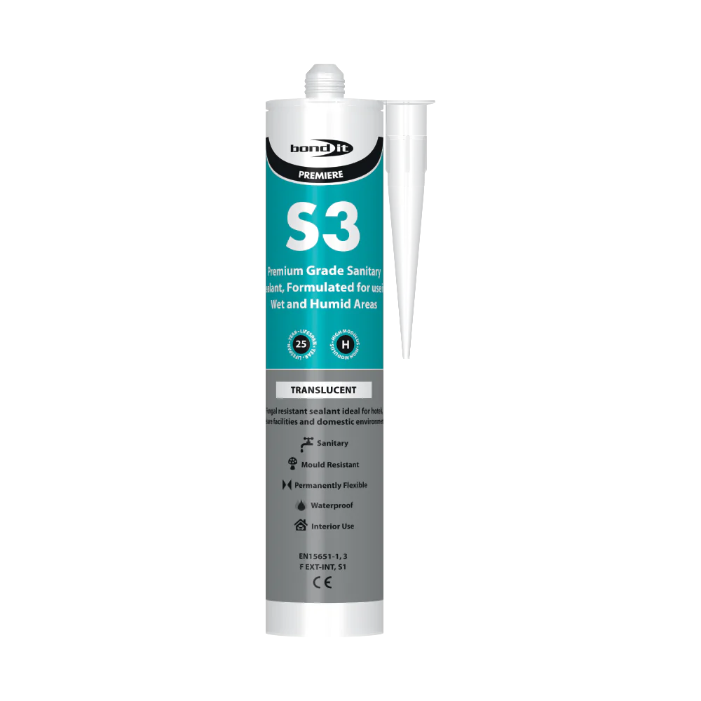 S3 Sanitary Acetoxy Silicone Sealant With Fungicide BDS3