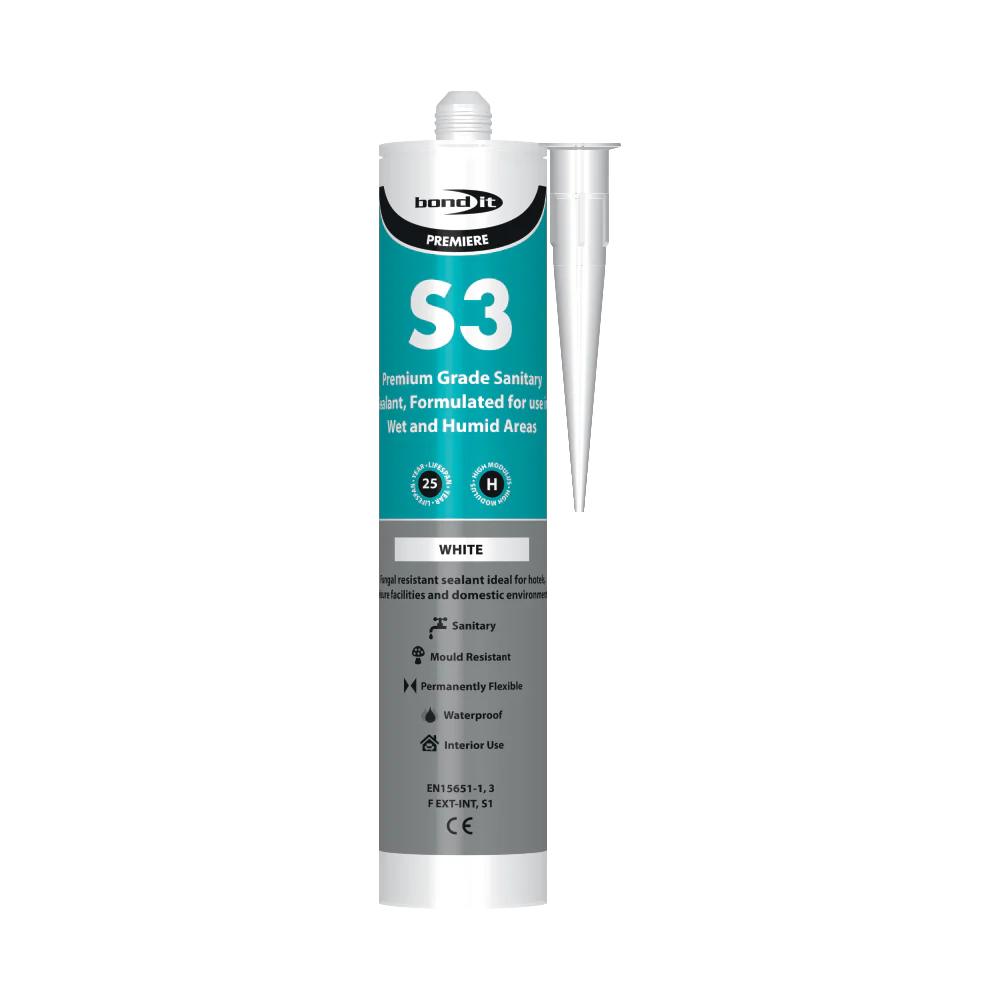 S3 Sanitary Acetoxy Silicone Sealant With Fungicide BDS3