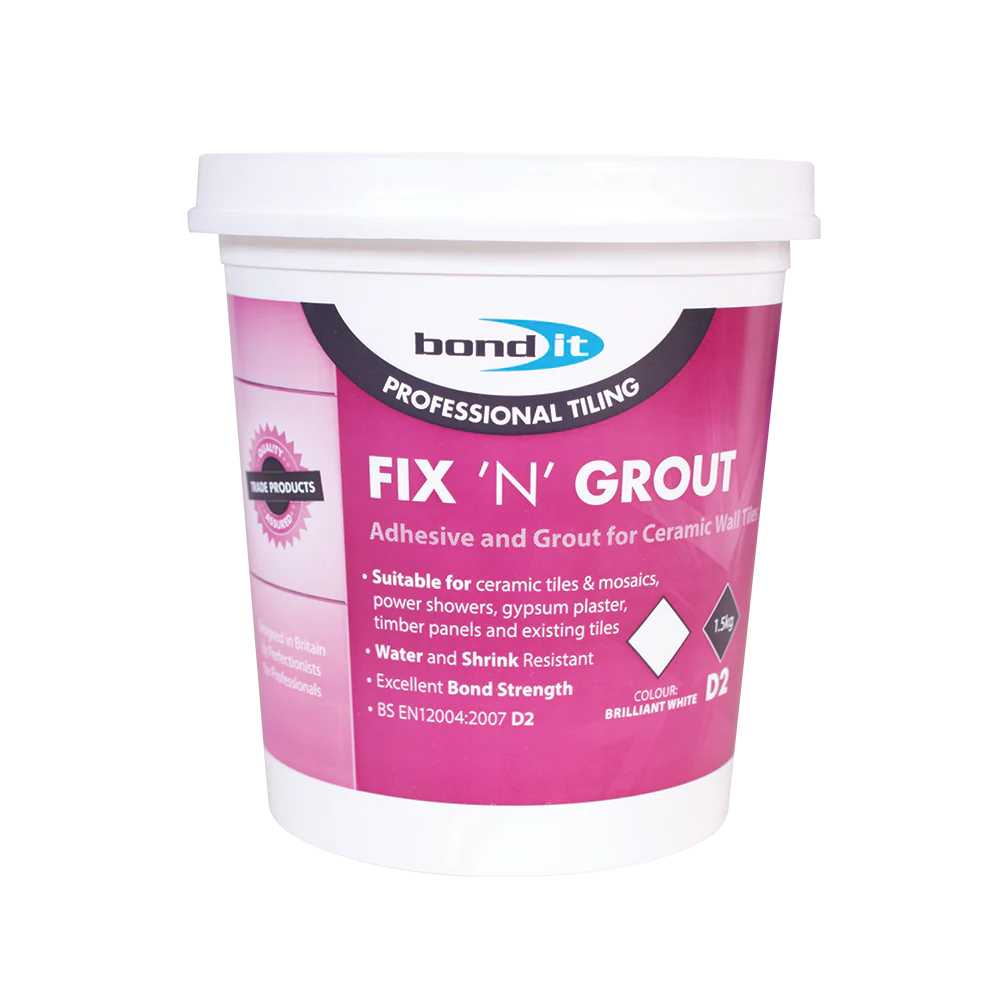 Fix 'N' Grout 1.5KG & 3.75KG BDTA