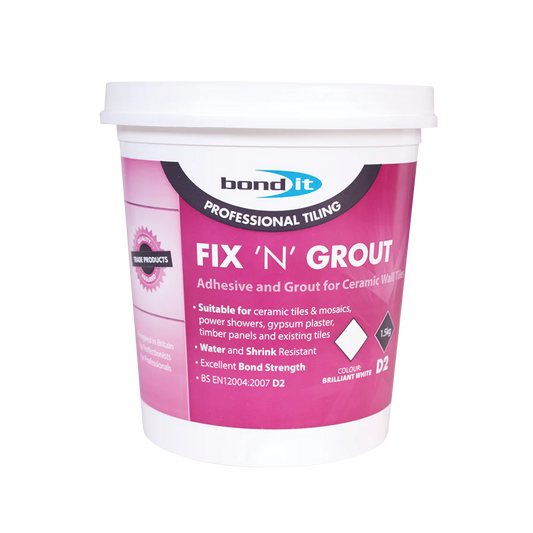 Fix 'N' Grout 1.5KG & 3.75KG BDTA