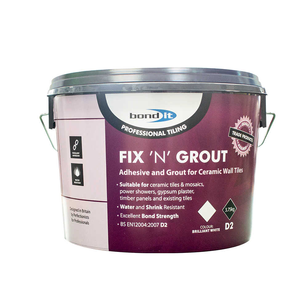 Fix 'N' Grout 1.5KG & 3.75KG BDTA