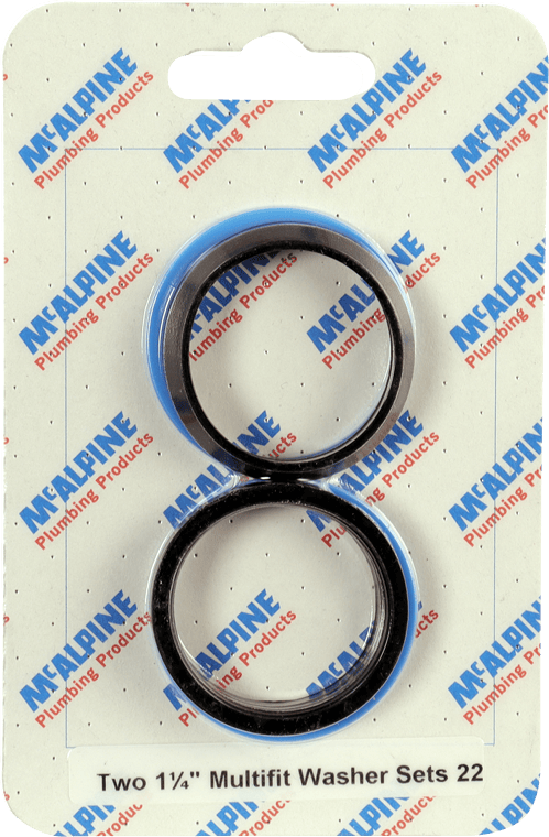 Two 1¼" Multifit Washer Sets CARD22