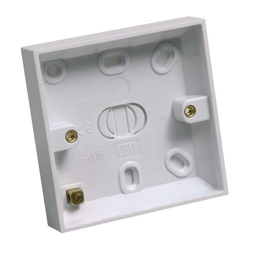 Pattress Box 1 Gang 16mm Single CEDPB116
